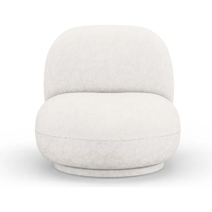 Micadoni Drehbarer Sessel Chuck Chenille Hellbeige