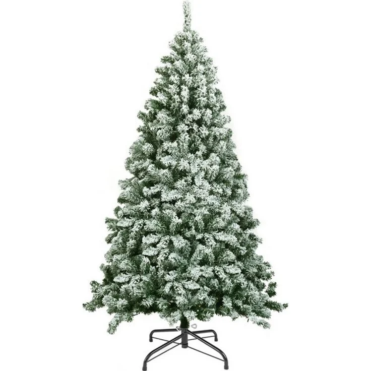 COSTWAY Künstlicher Weihnachtsbaum, mit 928 Spitzen PVC Schnee Nadeln, 180cm – Bild 4