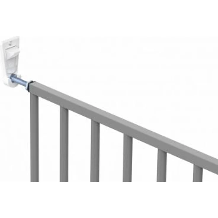 Metall Türschutzgitter Paula für Türen von 72 cm - 79 cm : Grau – Bild 2