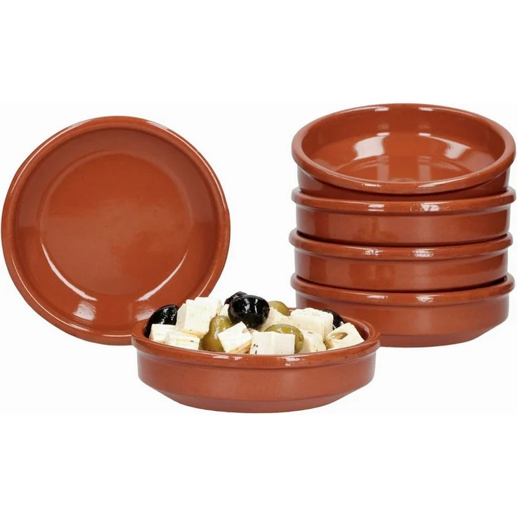 MamboCat Tapas-Schale 6er Set Cazuela Ton-Schale Bruno Ø 12cm Größe S Mittelalter, Ton – Bild 5