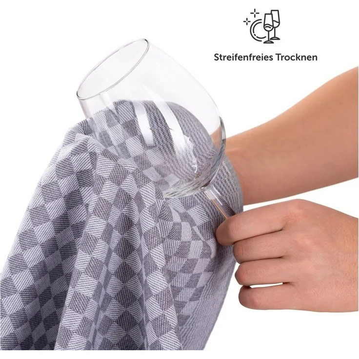 Blumtal Geschirrtuch Premium Geschirrhandtücher in 50 x 70 cm, (Set, 10-tlg, 5, 10 oder 20 Geschirrtücher), 100% Baumwolle, Oeko-TEX® Zertifiziert – Bild 3