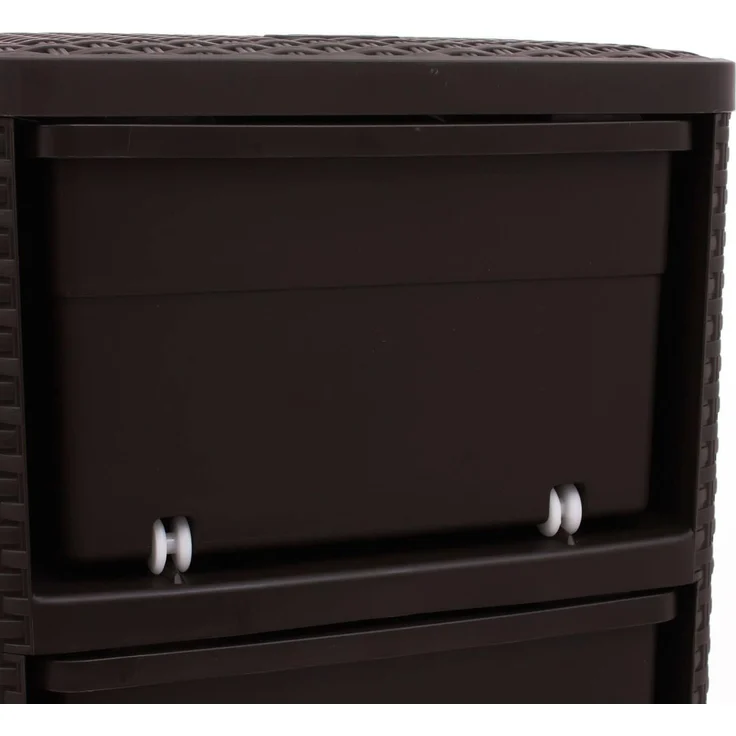 Curver Badregal, Regal mit 4 Schubladen Curver Style – Bild 5
