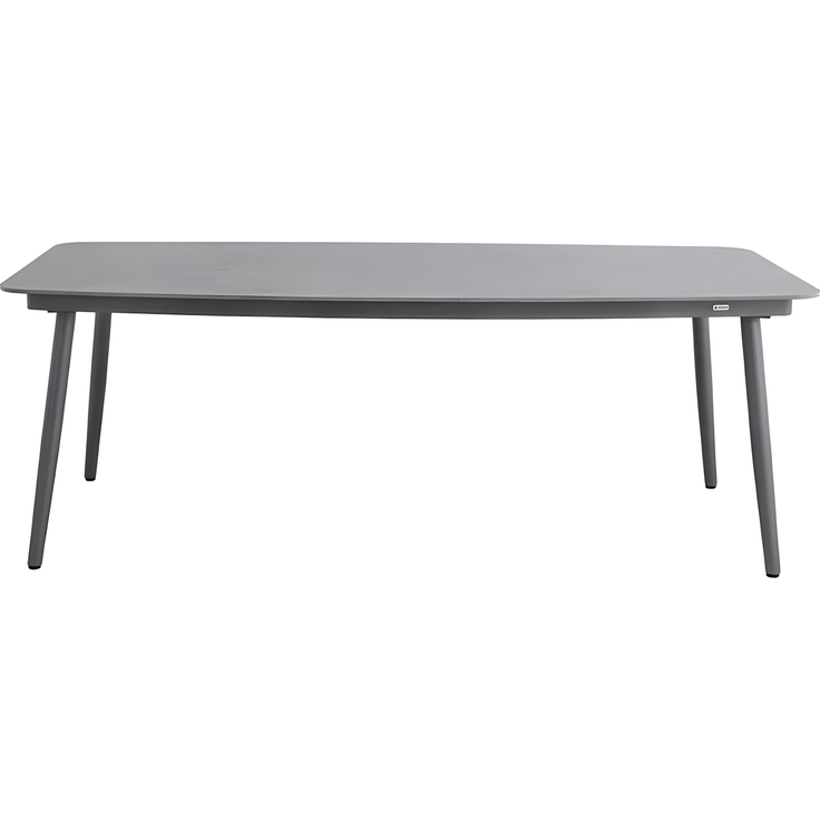 ROPERO Gartentisch 105x210, Gestell: Aluminium eisengrau, Keramikplatte: mattgrau