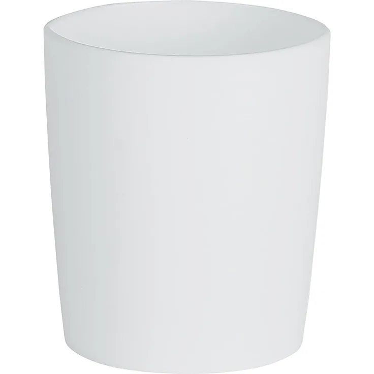 Spirella Kosmetikeimer "Lemon Opaque" Abfalleimer | Kunststoff | Weiß - 5 Liter