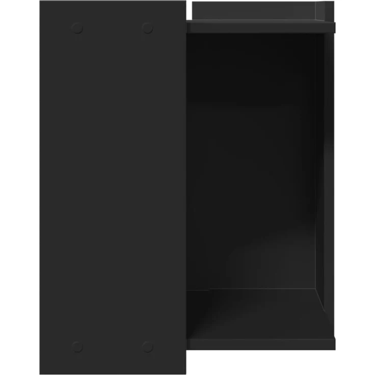 vidaXL Katzenklo Schwarz 42x42x51 cm Holzwerkstoff 857743 – Bild 6