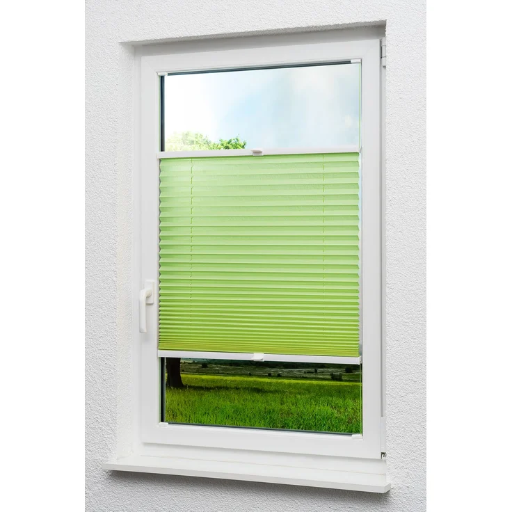 LYSEL® Plissee Crush Tageslicht, blickdicht, HxB 130x40 cm – Bild 1