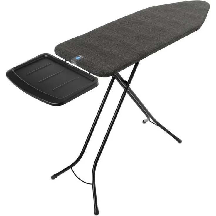 Brabantia Bügelbrett Bügeltisch C, 124 x 45 cm, Dst-Ablage Solide, Bügelfläche 124x45 cm, Fairtrade-zertifiziert