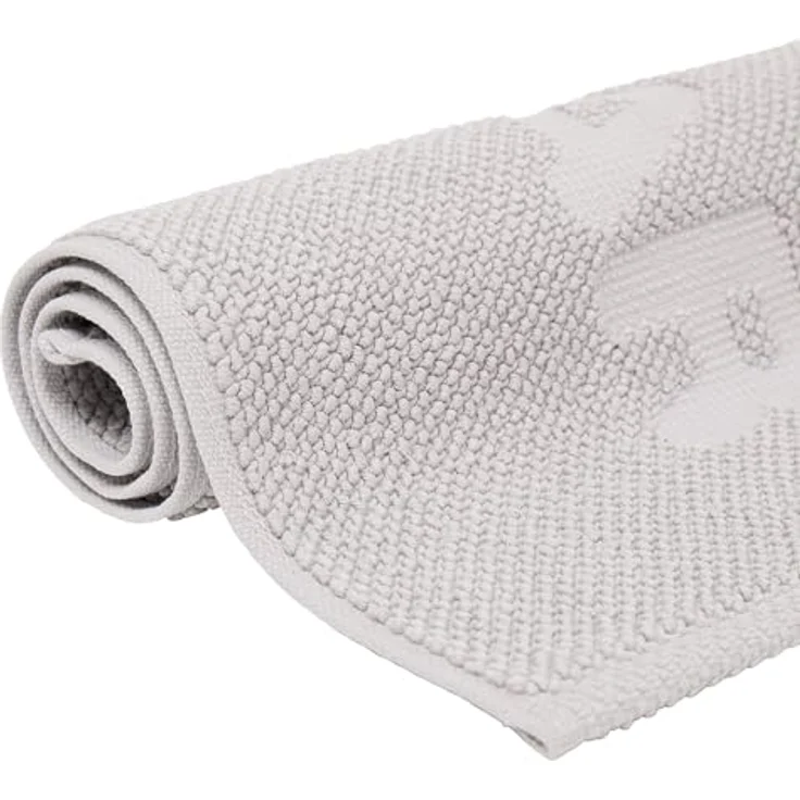 Sansibar Sylt Badematte Sansibar Badteppich "PEBBLE", 100% Baumwolle, edle Optik, Baumwolle, pflegeleicht, hochwertige Qualität, saugfähig – Bild 4