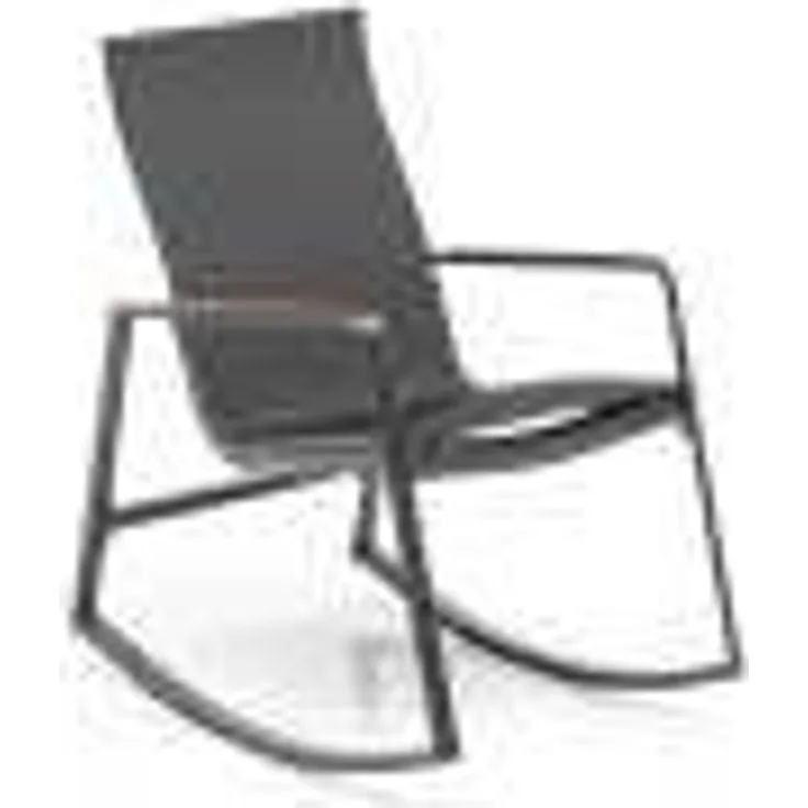 2er Set Diamond Schaukelstuhl schwarz