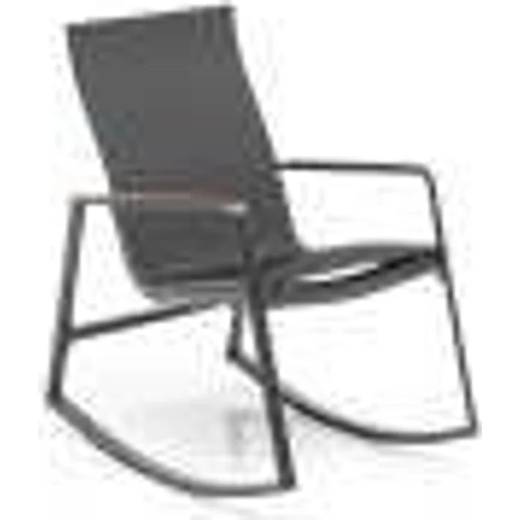 2er Set Diamond Schaukelstuhl schwarz