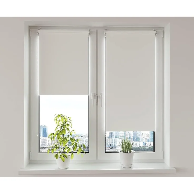 Verdunkelungsrollo Klemmfix ohne Bohren 90x210 cm Schwarz Verdunklungsrollo Fensterrollo Rollo Seitenzugrollo Klemmrollo für Fenster & Tür – Bild 7