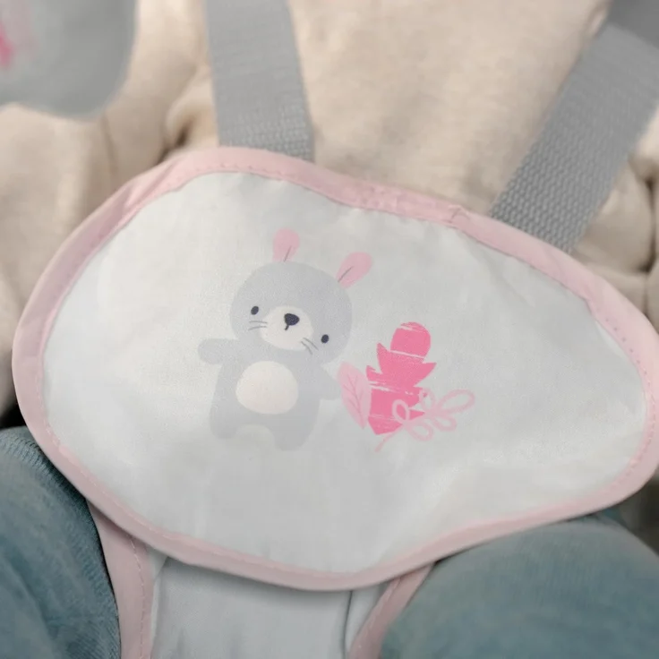 Ingenuity Keep Cozy 3-in-1 Baby Wippe, Sitz und Schaukel für Babys bis Kleinkinder, mit Vibrationen und Spielzeugstange, 0-30 Monate, Rosa Lily – Bild 5