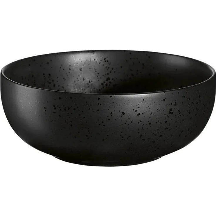 ASA Selection coppa Buddha Bowl, Schale, Schüssel, Servierschale, Salatschale, Porzellan, Ø 18 cm, Kuro / Schwarz, 19293190