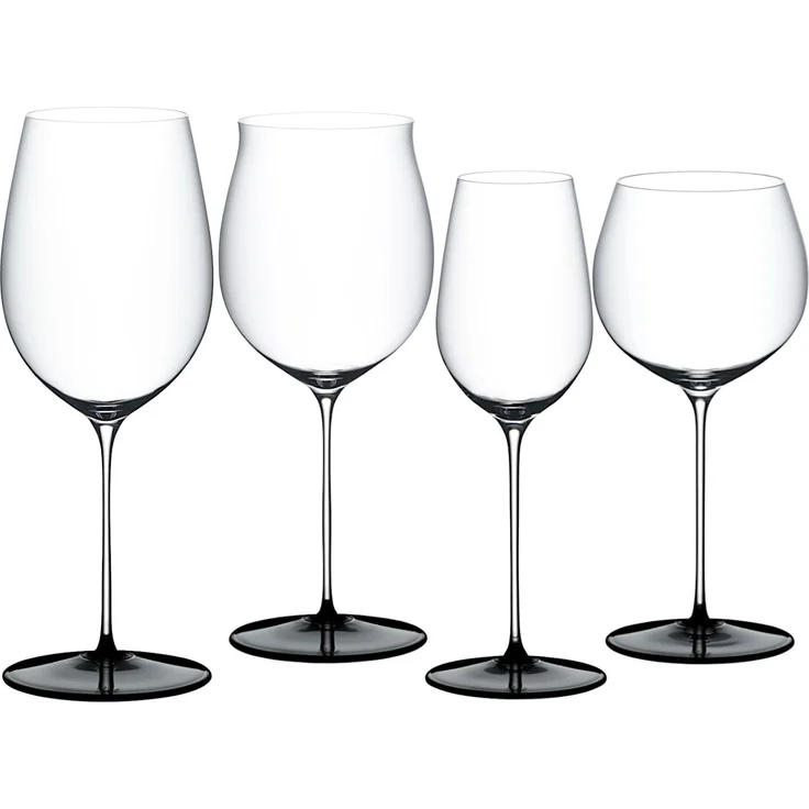 RIEDEL 5110/74 FATTO A MANO BLACK TIE Tasting Set - 4 Gläser aus Kristallglas – Bild 1