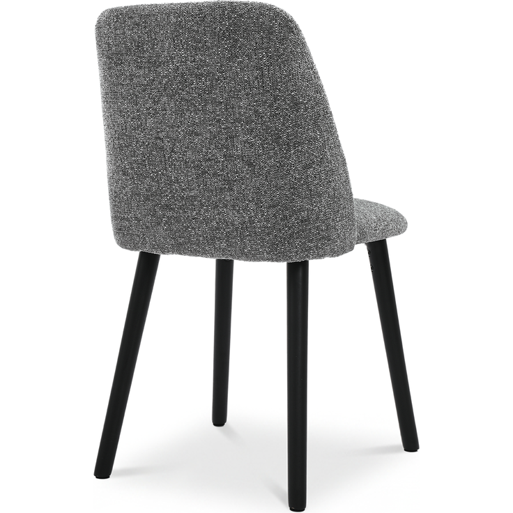 GOEURVANT 421 Esszimmerstühle 6er-Set, Chenille - Schiefergrau – Bild 3