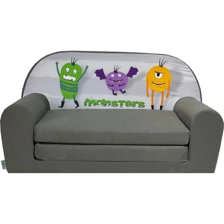 FORTISLINE Kindersitzgruppe Kindersofa "MINI" Kindercouch zum Aufklappen W386