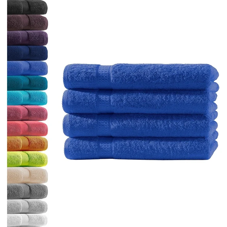 Hometex Premium Textiles Handtuch in Premium Qualität 500 g/m², Feinster Frottier-Stoff 100% Baumwolle, 4x Handtuch, weich, saugfähig, extra schwer & flauschig – Bild 1