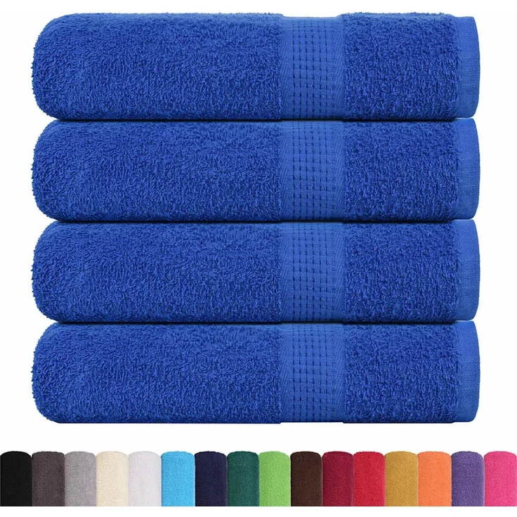 vidaXL Handtücher FROGN 4 Stk. Blau 50x100 cm 360 g/m² 136711 – Bild 2