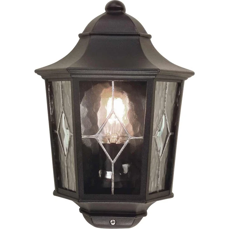 Außenleuchte, Wandlampe, Laterne, ALU-Druckguss, Schwarz – Bild 2