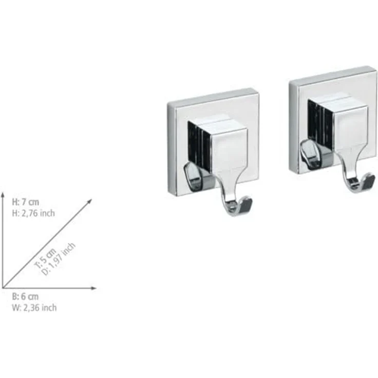 WENKO Wandhaken Vacuum-Loc®, ohne Bohren – Bild 5