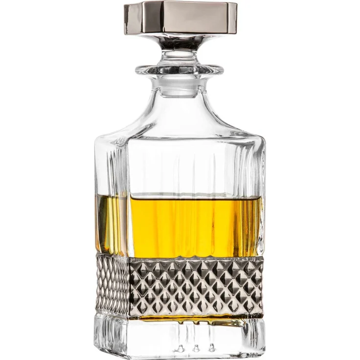 Eisch Glen Whiskykaraffe platin im Geschenkkarton – Bild 2