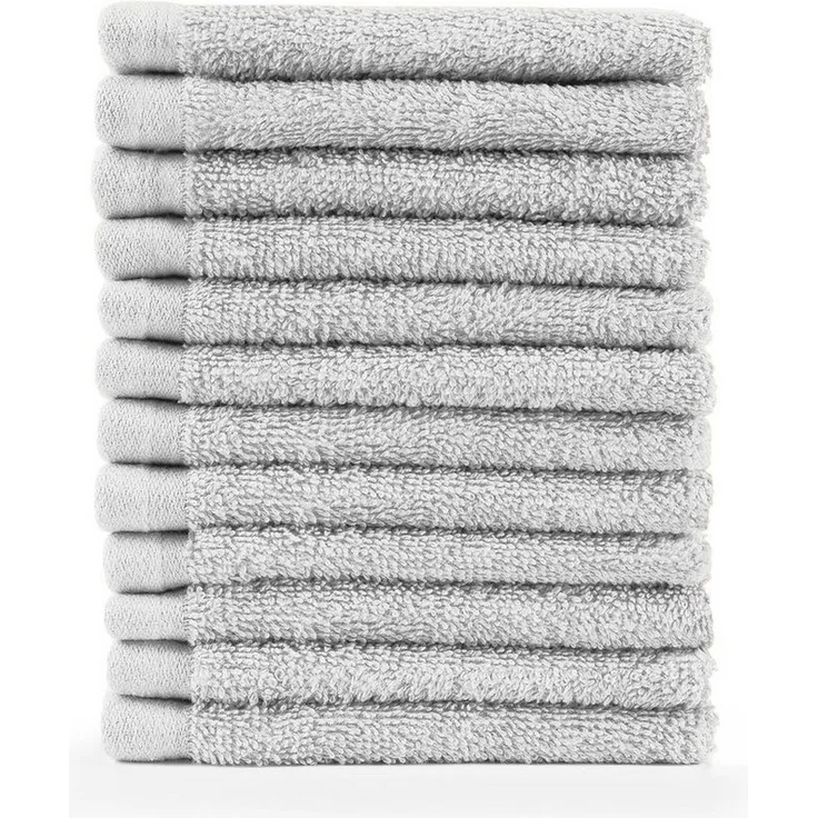 Blumtal Gästehandtücher 30x30cm - weich und saugstark, Frottee (12-St), 12er und 24er Set, 100% Baumwolle