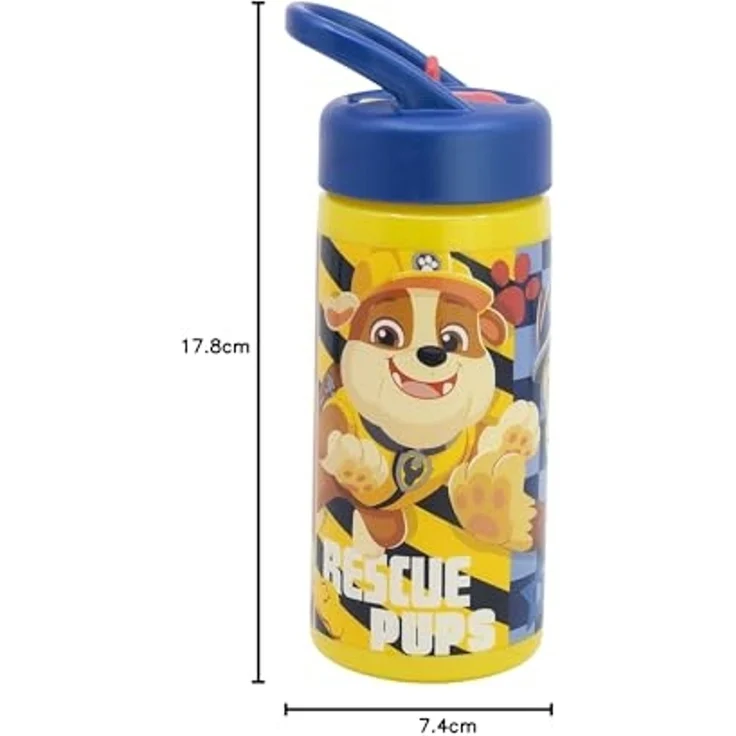 Paw Patrol Kinder Wasserflasche 410 ml für Alltag Schule und unterwegs – Bild 4