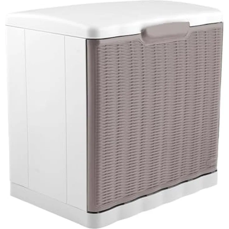Stefanplast 30341 Schuhschrank-Box, Aufbewahren, In Rattanoptik aus Kunststoff, 40 x 30 x 40 cm