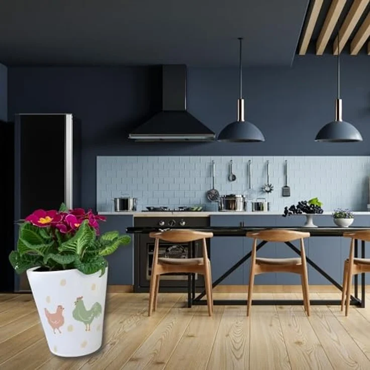 speecheese Blumentopf Hahn und Huhn Blumentopf mit Eiern – Bild 6
