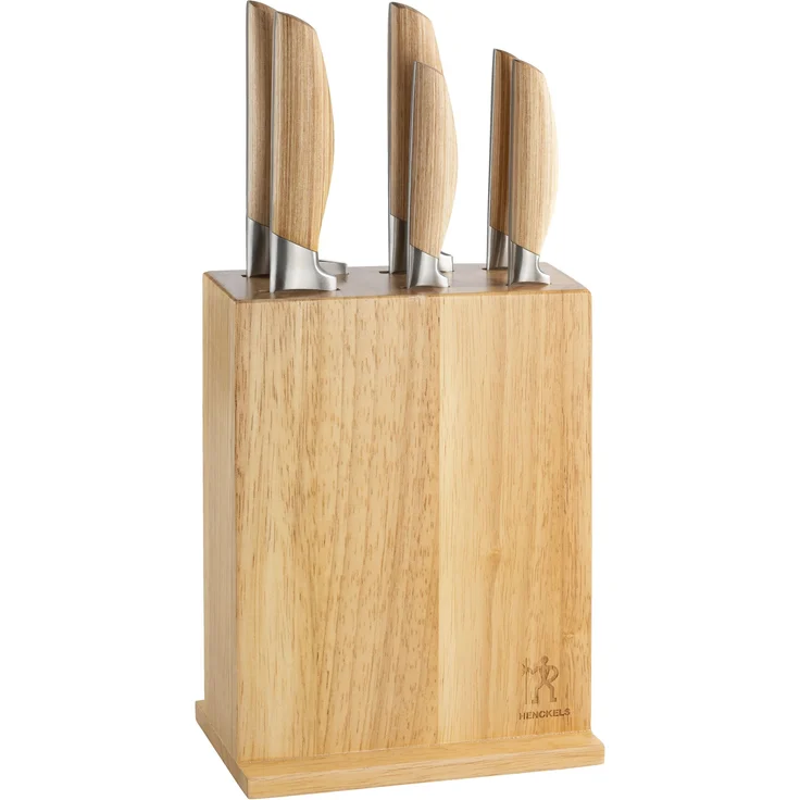 Messerblock Henckels by ZWILLING PAKKA LBH 16x9x23 cm braun Messerset Küchenmesser Blockhalter Messerhalter – Bild 1