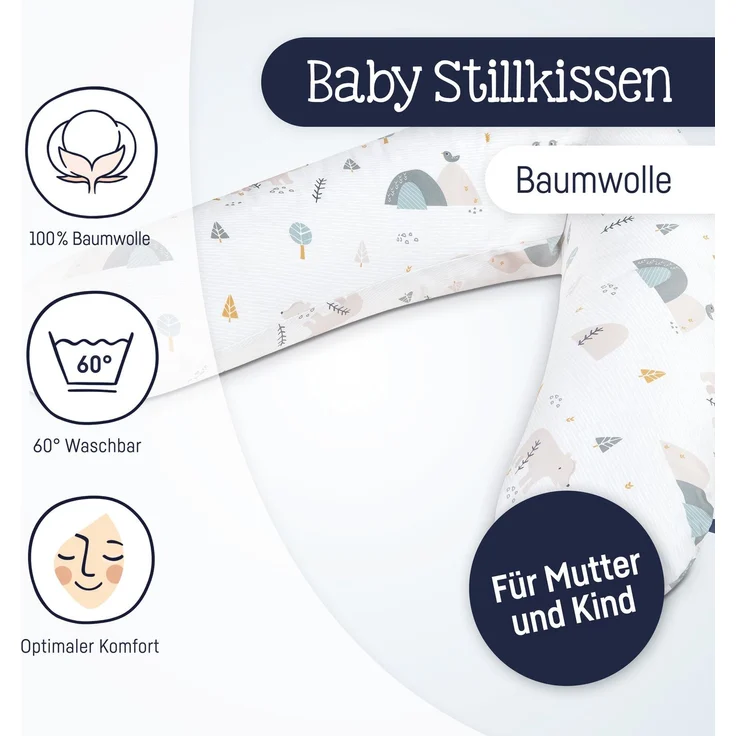 Stillkissen Mountain Bear – Bild 2
