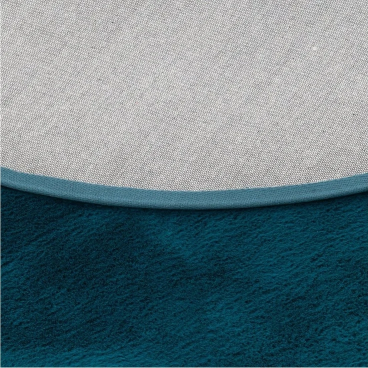 Pergamon Fellteppich Fellteppich Luxus Super Soft Plush Rund, Rund, Höhe: 25 mm – Bild 2