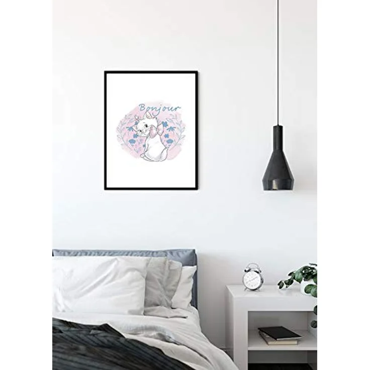 Komar Disney Wandbild Aristocats Marie, Kunstdruck 50x70cm, Kinderzimmer Dekoration, seidenmatte Oberfläche, bunt, ohne Rahmen, MADE IN GERMANY – Bild 3