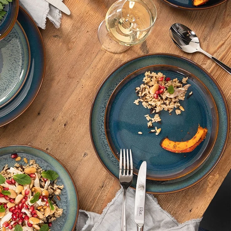 like. by Villeroy & Boch Crafted Einsteiger-Set 8-teilig - Denim – Bild 3