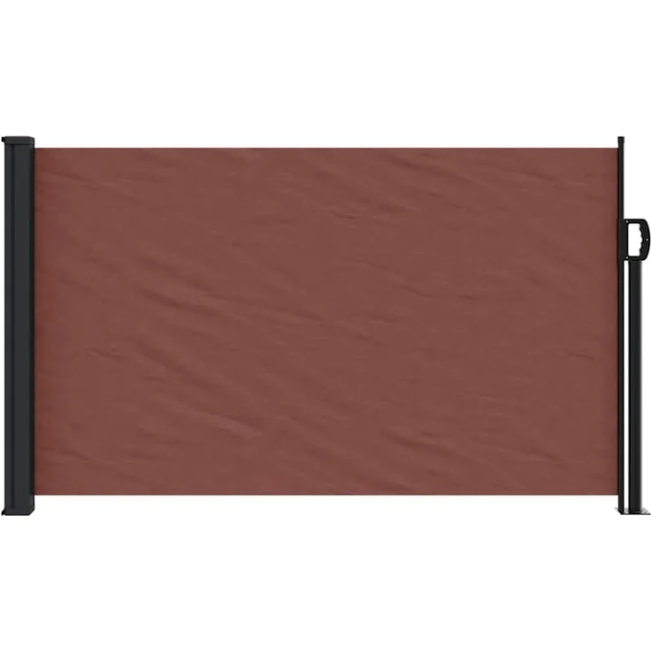 Seitenmarkise Ausziehbar, Balkon Sichtschutz Braun 120x600 cm – Bild 3