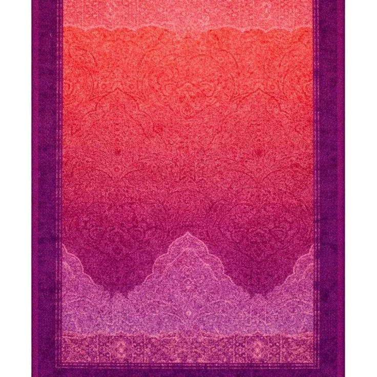 Bassetti Granfoulard Plaid Decke Wohndecke Dolceacqua P1 pink 135x190 – Bild 2