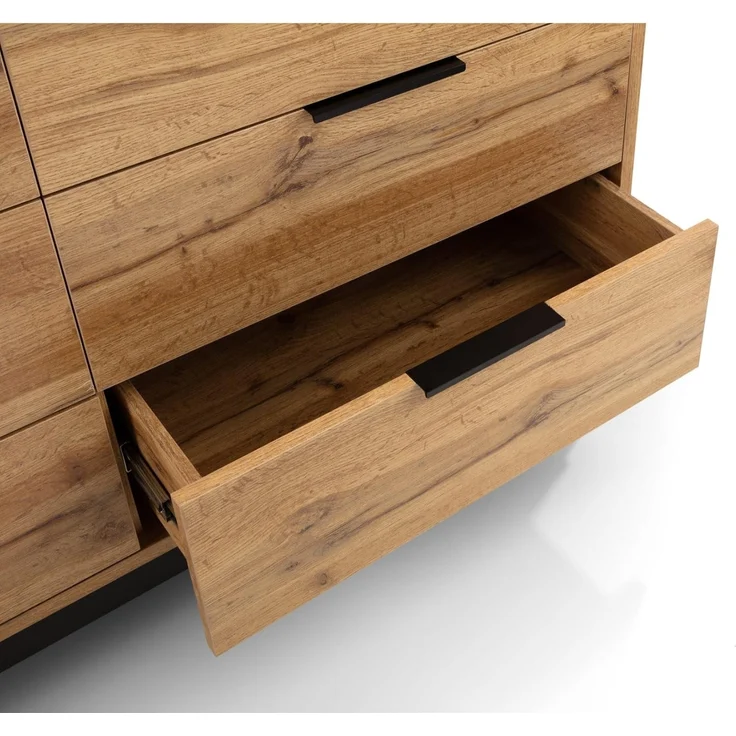 Julian Bowen Bali Kommode mit 6 Schubladen, Eiche – Bild 5