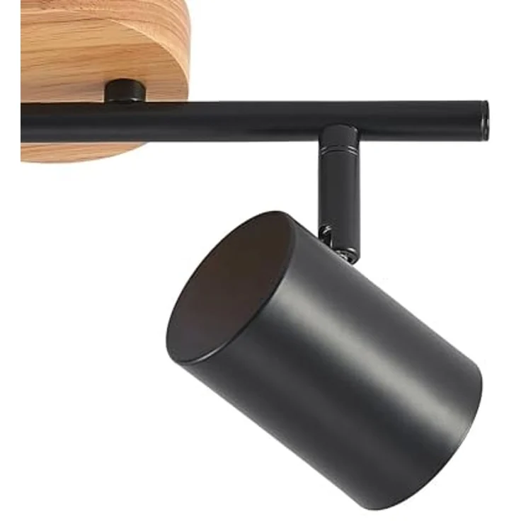 Lindby Deckenleuchten Xiomara, Metall, Schwarz IP20, 2 x 8 W LED – Bild 6