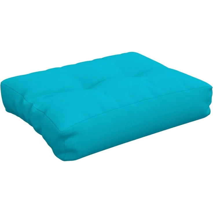 vidaXL Palettenkissen Türkis 50x40x12 cm Stoff 360556 – Bild 4