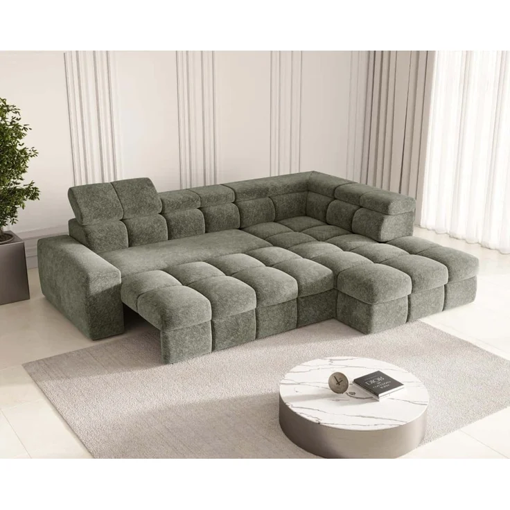 Ecksofa Bianco mit Schlaffunktion und Bettkasten | Jan-Art | verschiedene Farben erhältlich – Bild 2