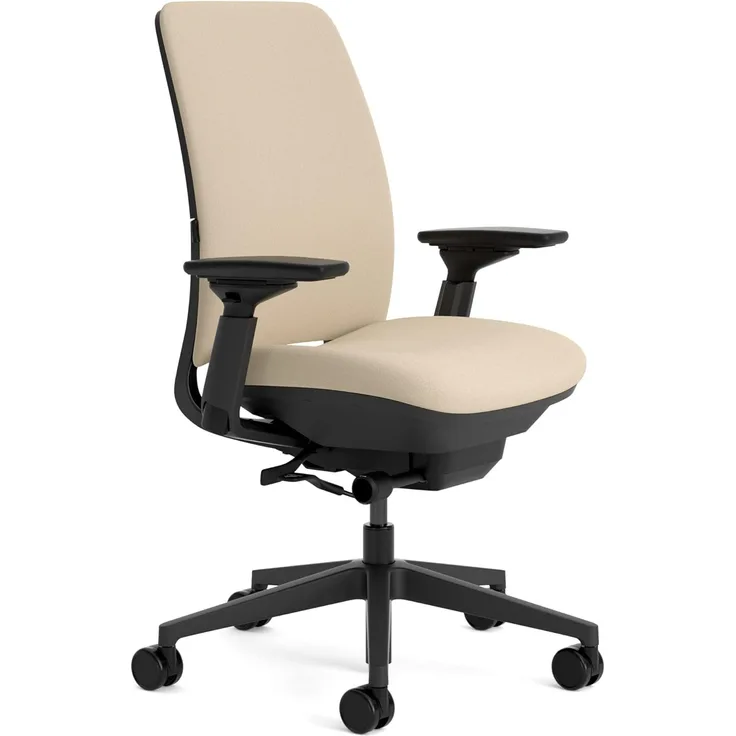 Steelcase Amia Bürostuhl, Plastic, Hellbeige, 68x56. 5x99