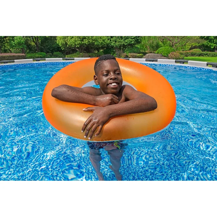 Bestway Steel Pro MAX Frame Pool Komplett-Set mit Filterpumpe Ø 488 x 122 cm , lichtgrau, rund – Bild 11