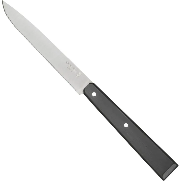 Opinel 254462 Tafelmesser Bon appetit Stahl 12C27-rostfrei-POM Griff, Klingenstahl: Sandvik 12C27, mehrfarbig