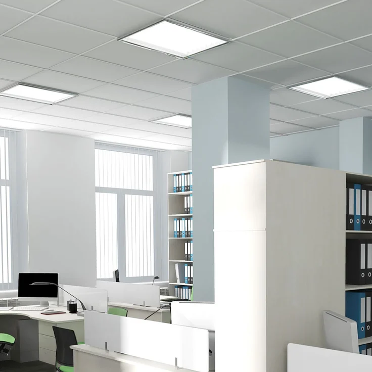 LED Einbau Panel, 36 Watt, 4320 Lumen, kaltweiß, 59,5x59,5 cm – Bild 7