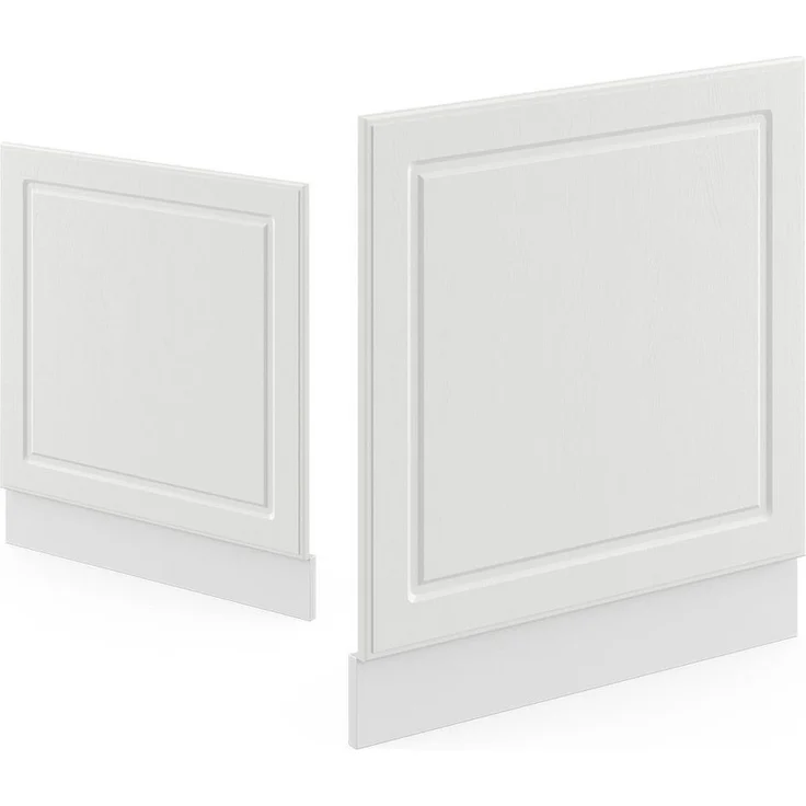 Frontblende R-Line Weiß Landhaus 60 cm ohne Arbeitsplatte Vicco – Bild 3