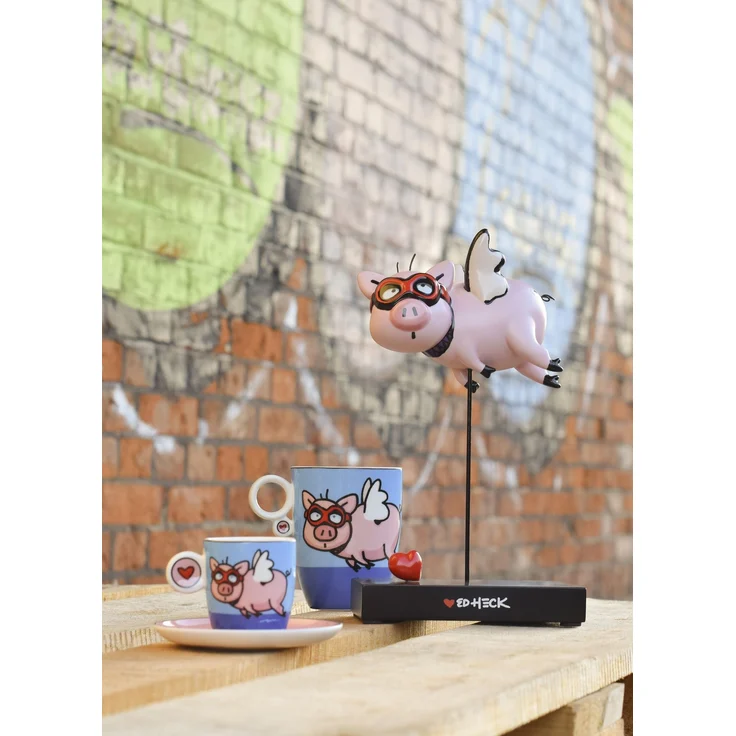 Goebel / Ed Eck- When Pigs Fly,Figur,17,0cm x 9,5cm x 29,0cm / Porzellan / 17,0cm x 9,5cm x 29,0cm – Bild 2