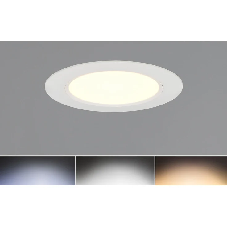 LED Einbaustrahler 230V 3er Set dimmbar, 3 Lichtfarben für Badezimmer, Ø 11cm – Bild 4
