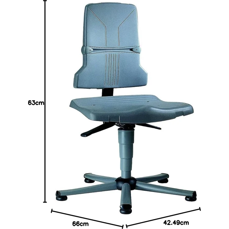 Stuhl Sintec 2 grau 9803-1000 – Bild 2