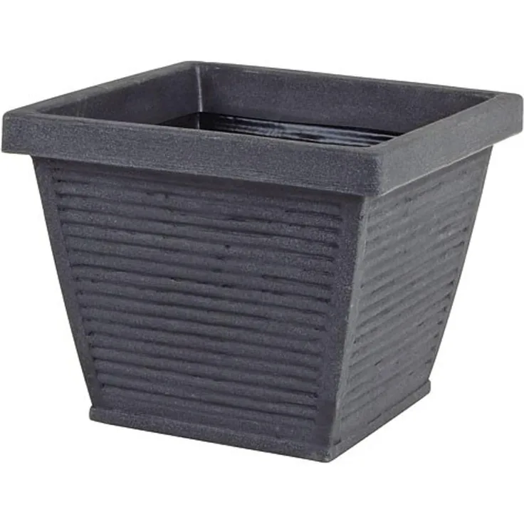 Blumenkübel Perugia 50x50cm anthrazit Pflanzgefäß Pflanzentopf Blumengefäß