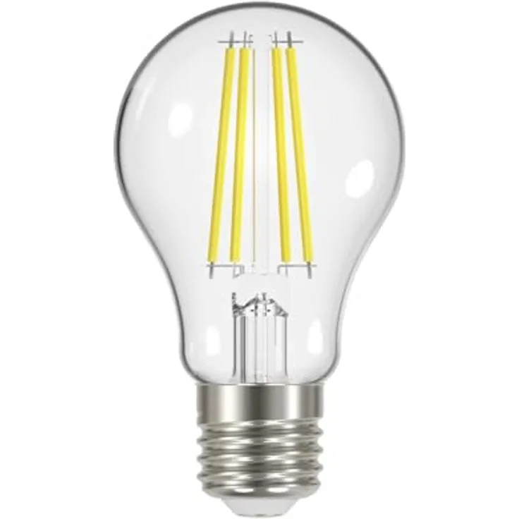 Arcchio E27 LED Lampe 5W, Energieeffizienzklasse A, warmweiss 3000K, 1060 Lumen, nicht dimmbar, klares Glas, Ersatz für 75W Glühbirne